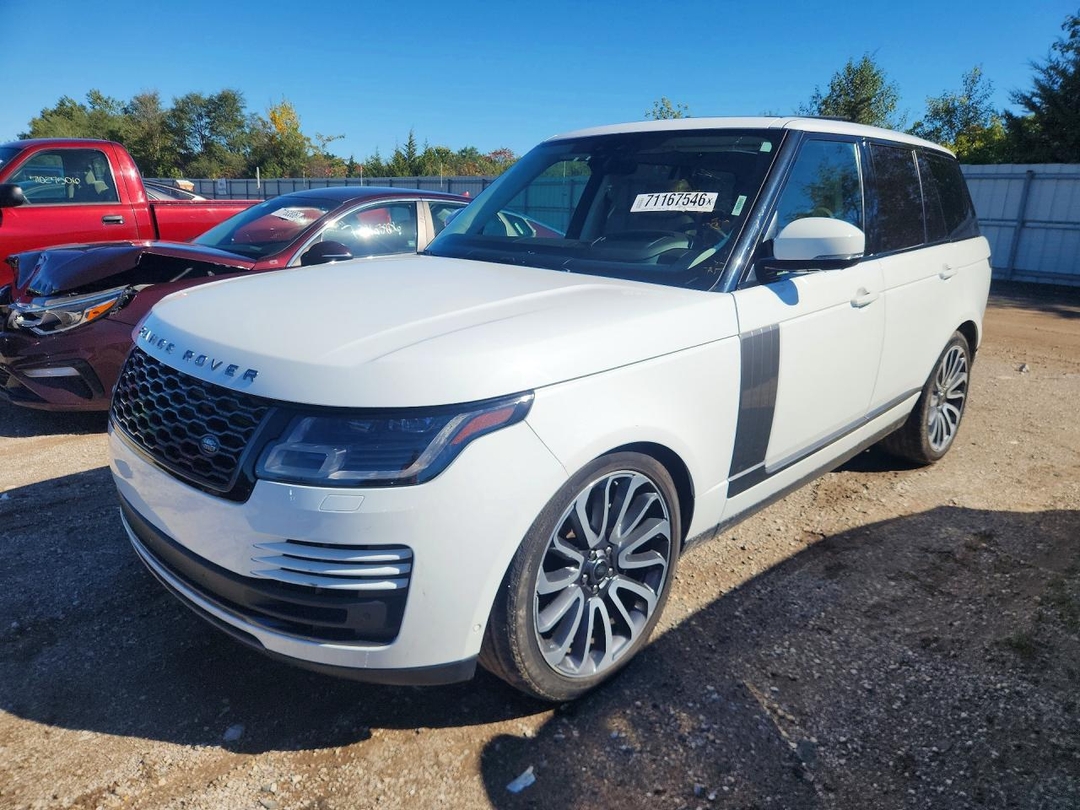 منظر 2018 LAND ROVER RANGE ROVER SUPERCHARGED، زاوية 1