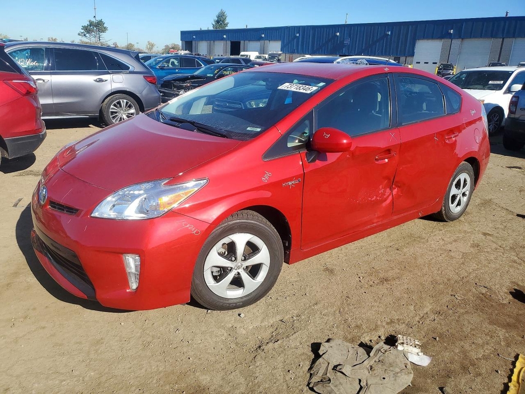 Vista de 2015 TOYOTA PRIUS TWO, ángulo 1