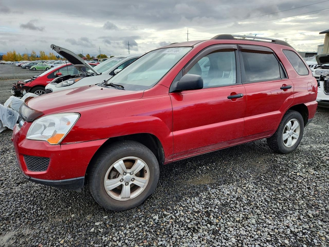 Vista de 2010 KIA SPORTAGE LX, ángulo 1