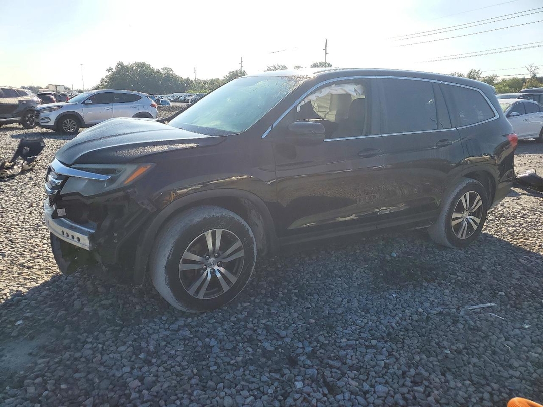 Vue de 2016 HONDA PILOT EXL, angle 1
