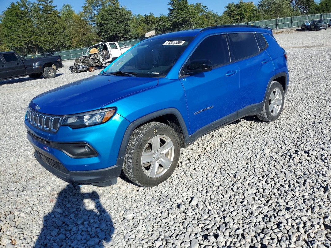 Vista de 2022 JEEP COMPASS LATITUDE, ángulo 1