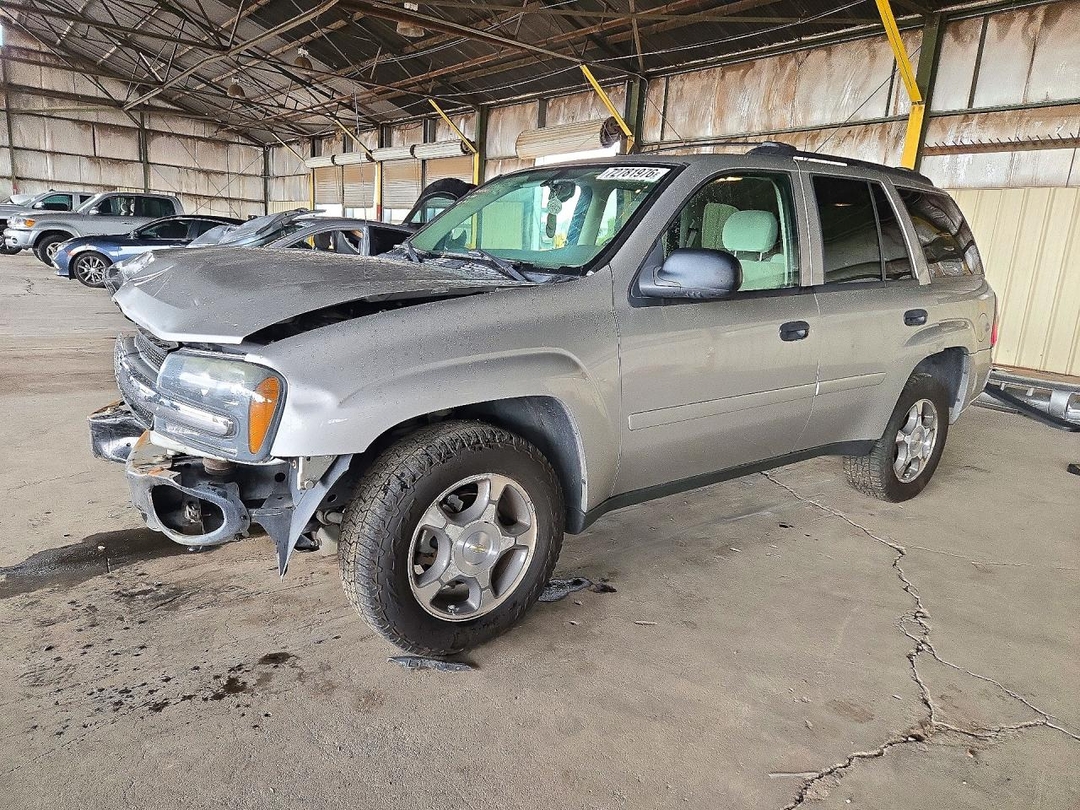 Вид 2007 CHEVROLET TRAILBLAZER LS, угол 1