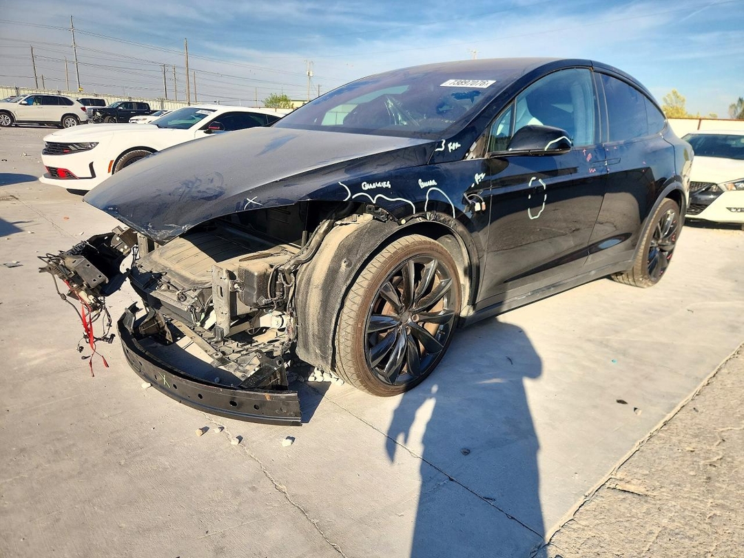 منظر 2018 TESLA MODEL X، زاوية 1