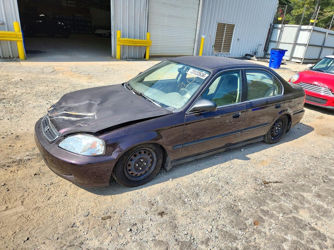 Vue de 2000 HONDA CIVIC LX, angle 1