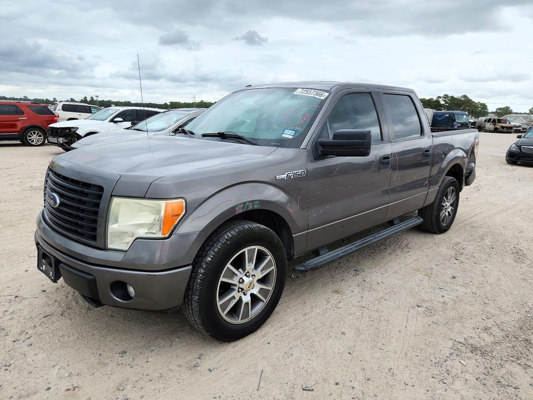 Вид 2014 FORD F150 SUPERCREW, угол 1