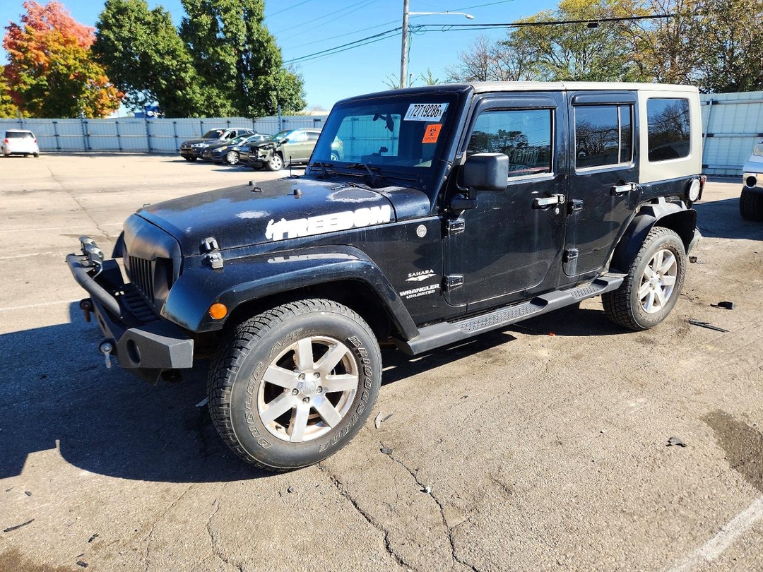منظر 2009 JEEP WRANGLER UNLIMITED SAHARA، زاوية 1