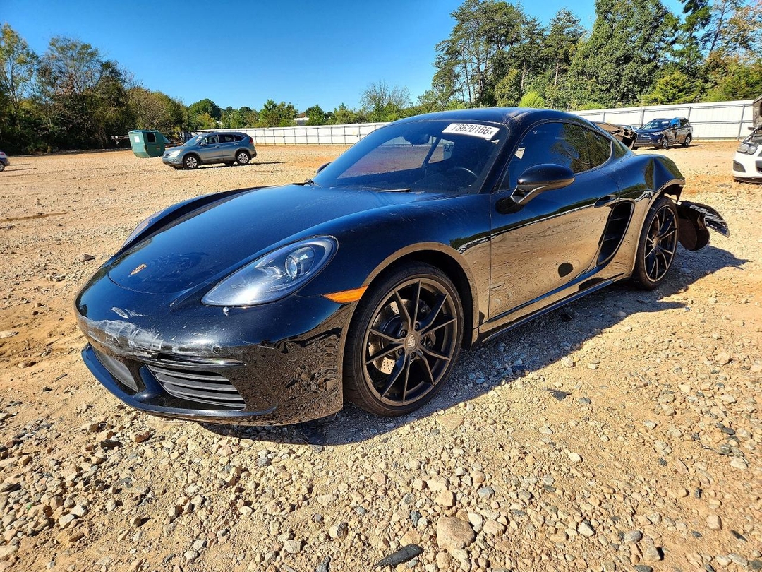 Vue de 2019 PORSCHE CAYMAN BASE, angle 1