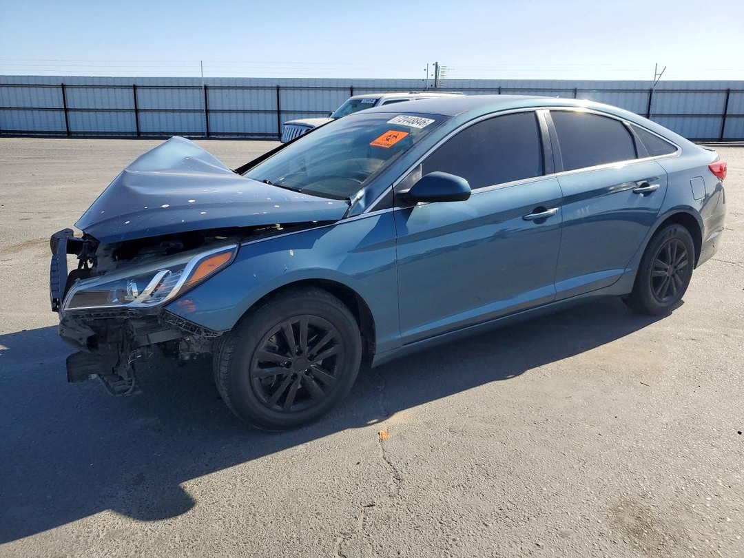 Vista de 2017 HYUNDAI SONATA SE, ángulo 1