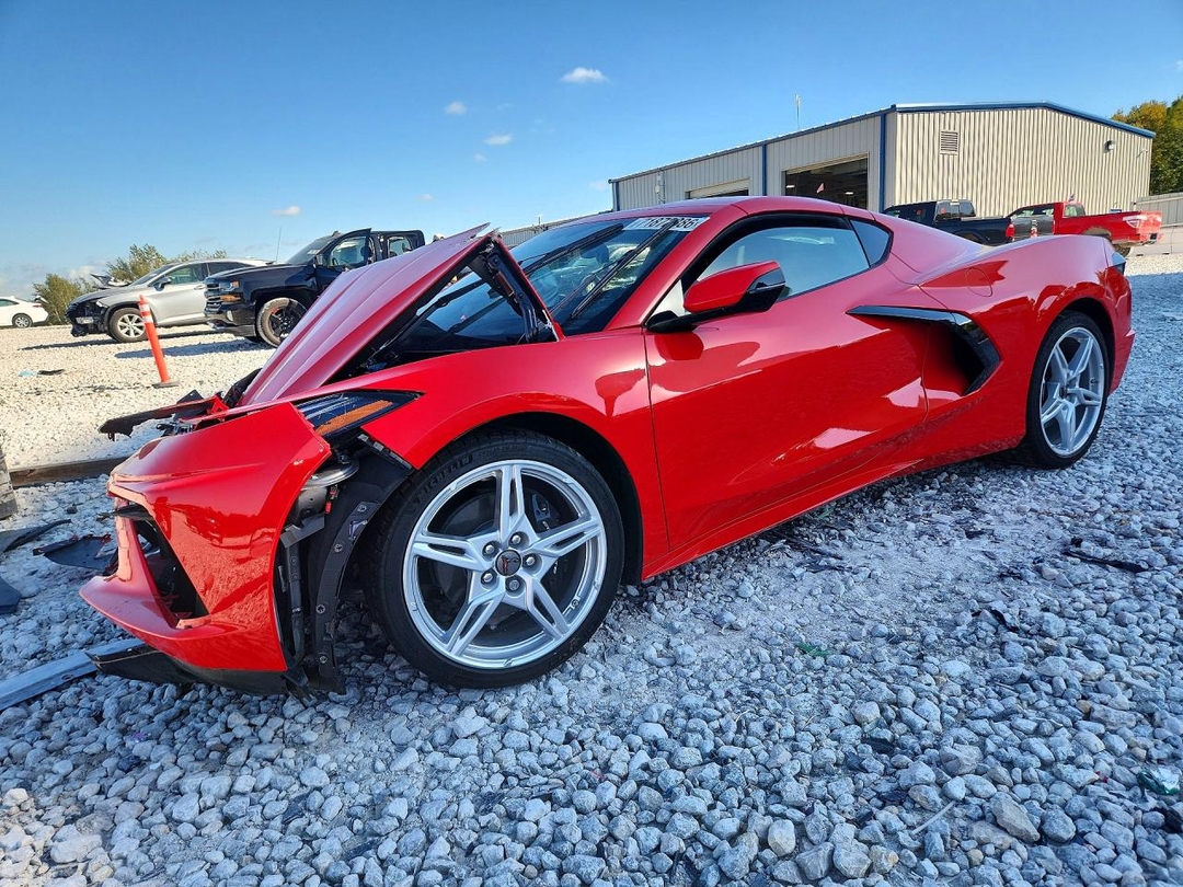Vue de 2022 CHEVROLET CORVETTE STINGRAY 2LT, angle 1