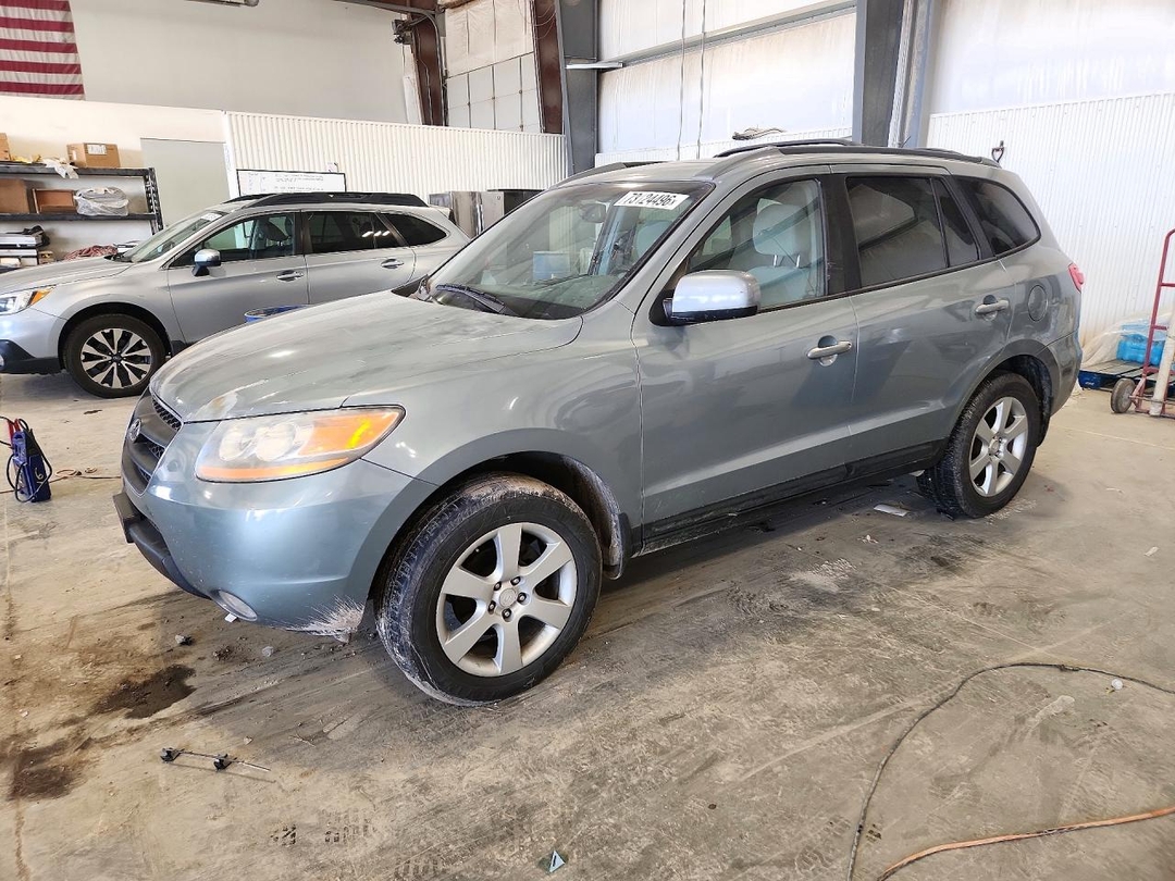 Вид 2009 HYUNDAI SANTA FE SE, угол 1