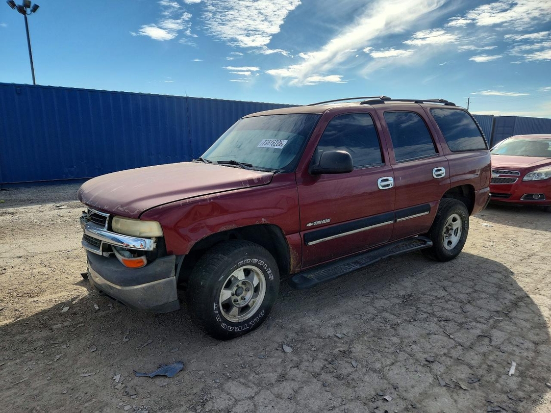 Vista de 2001 CHEVROLET TAHOE K1500, ángulo 1