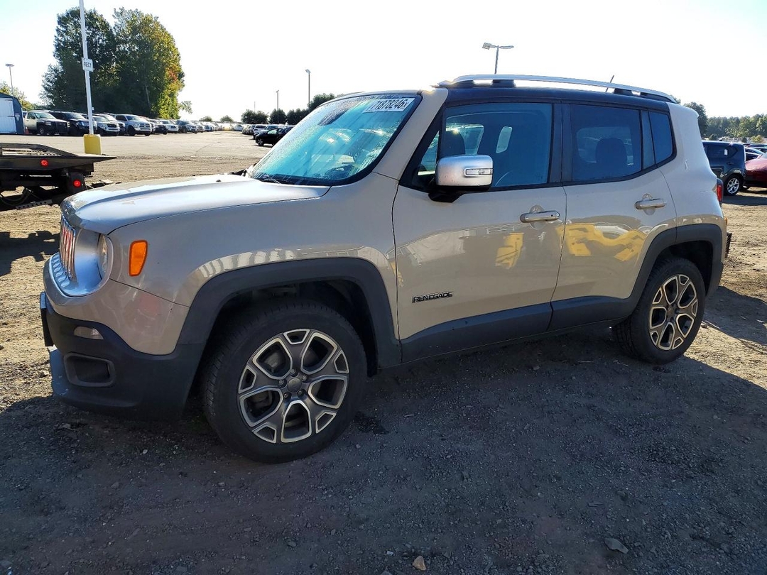 Vedere 2016 JEEP RENEGADE LIMITED, unghi 1