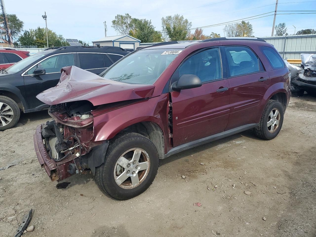 Vue de 2007 CHEVROLET EQUINOX LS, angle 1