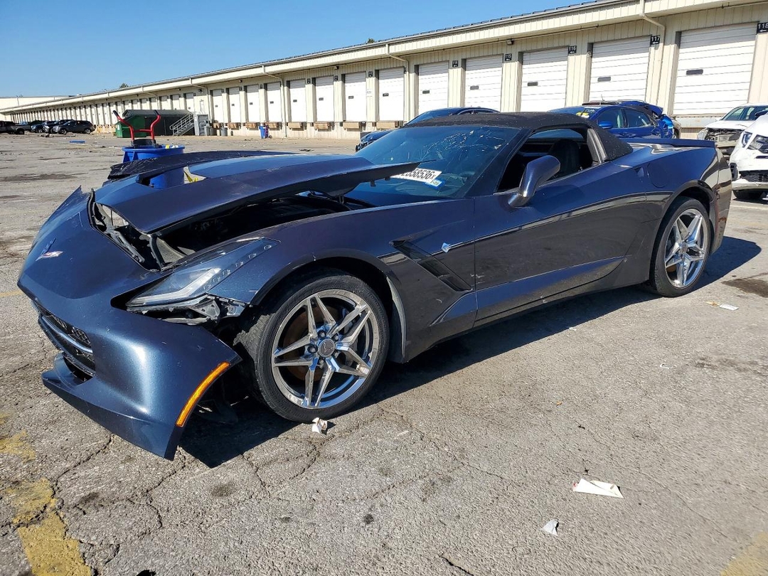منظر 2014 CHEVROLET CORVETTE STINGRAY 3LT، زاوية 1