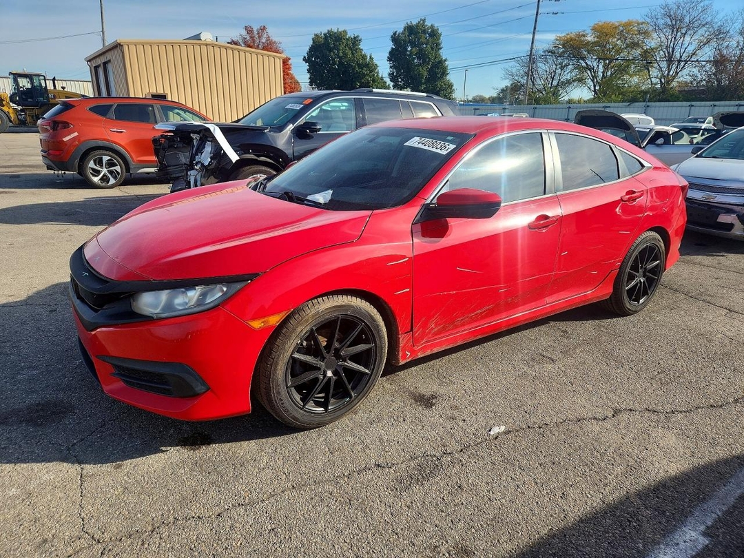 منظر 2016 HONDA CIVIC LX، زاوية 1