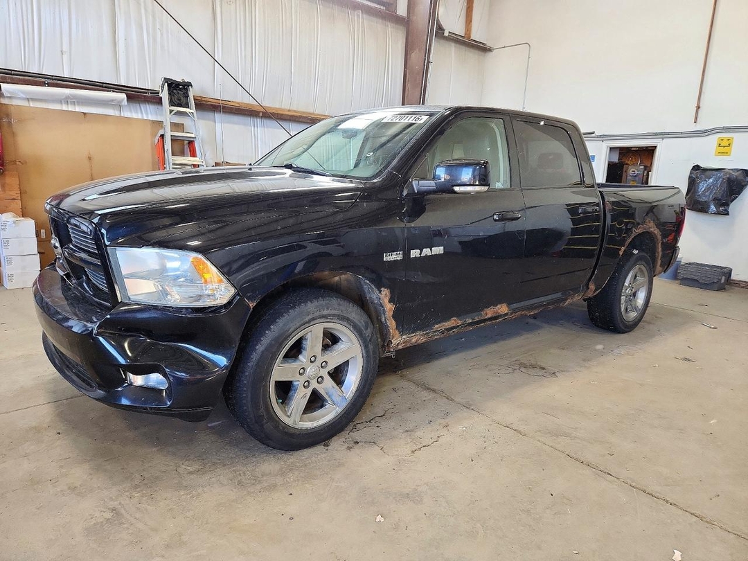 Вид 2010 DODGE RAM 1500, угол 1