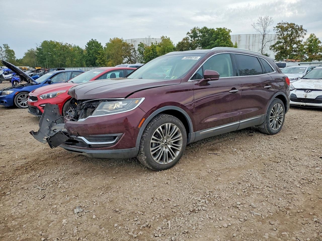 Vue de 2017 LINCOLN MKX RESERVE, angle 1