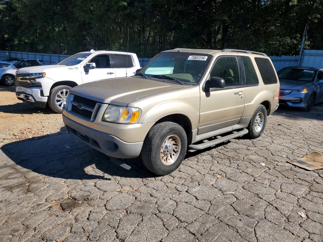 Vue de 2001 FORD EXPLORER SPORT, angle 1