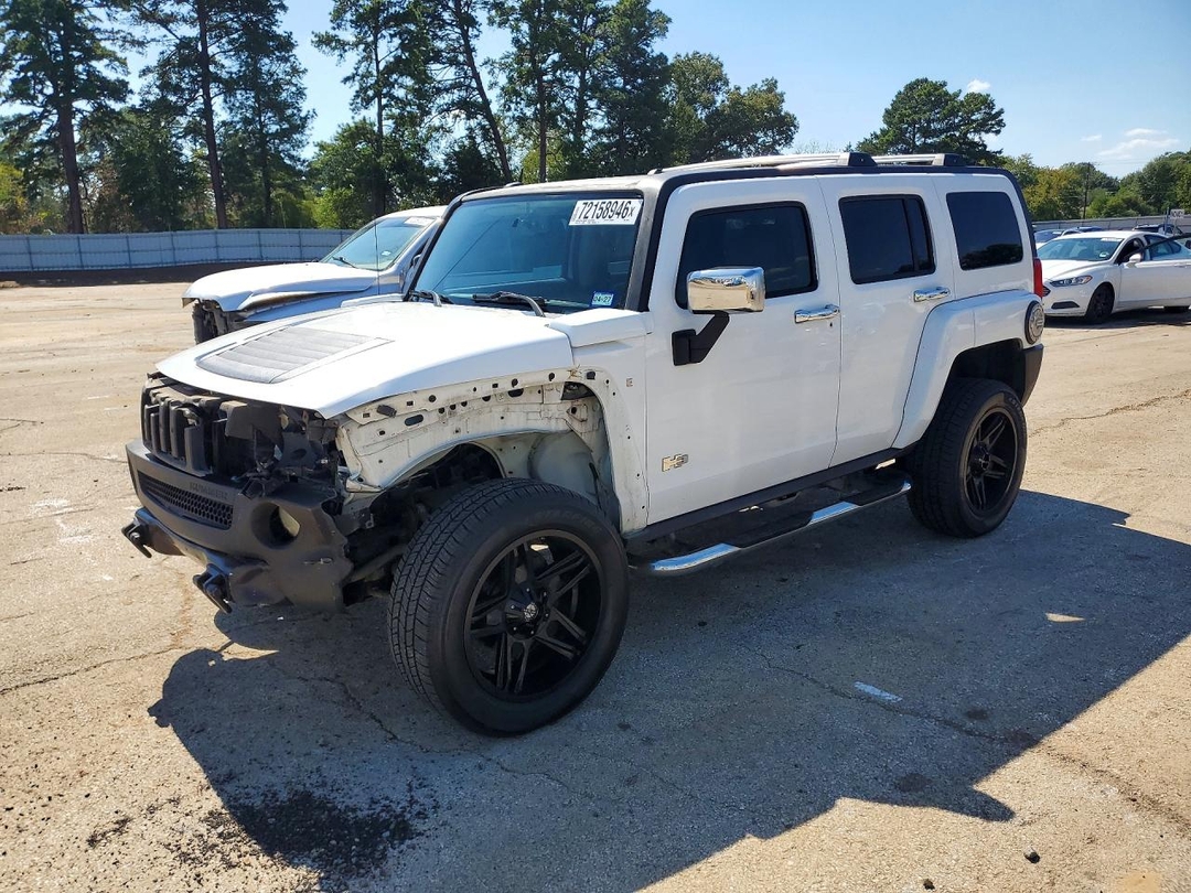 Вид 2007 HUMMER H3, угол 1