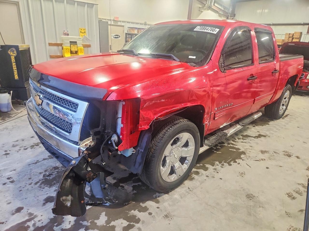 منظر 2012 CHEVROLET SILVERADO K1500 LT، زاوية 1