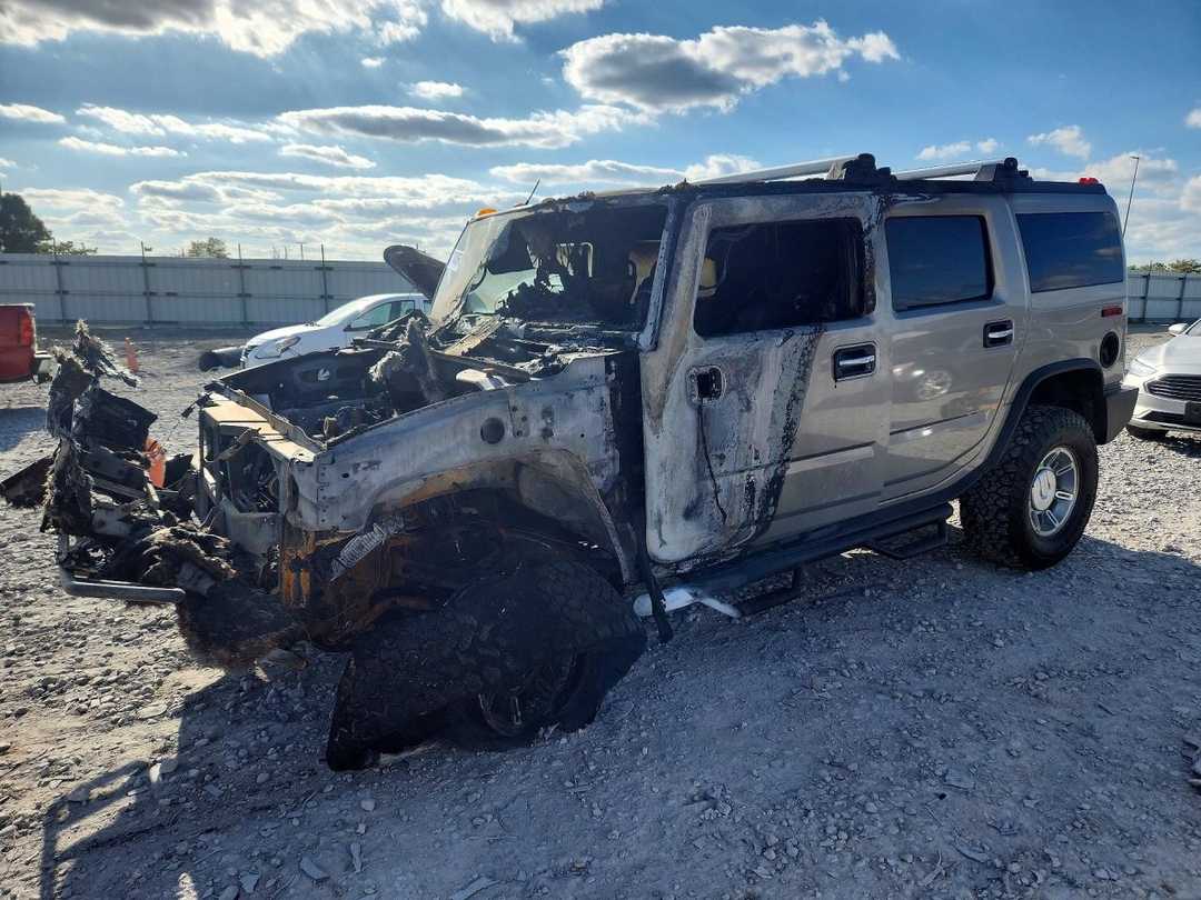 Вид 2003 HUMMER H2, угол 1