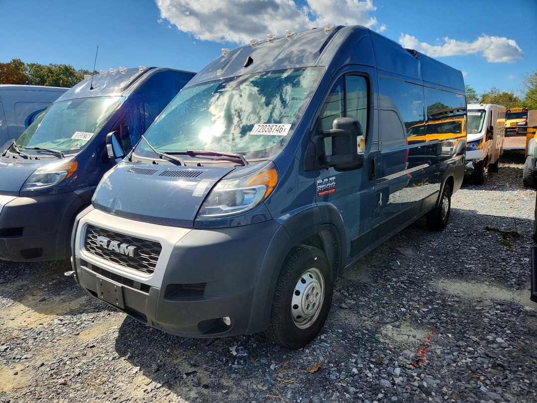 Vue de 2022 RAM PROMASTER 3500 VF DELIVERY VAN, angle 1
