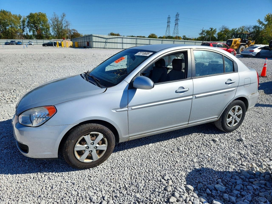 Вид 2008 HYUNDAI ACCENT GLS, угол 1