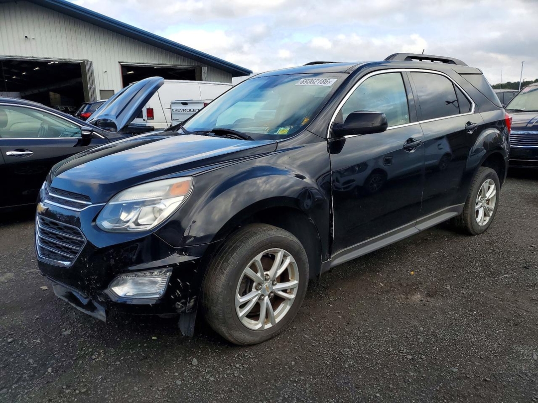 Вид 2017 CHEVROLET EQUINOX LT, угол 1