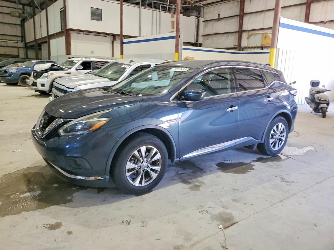 Вид 2018 NISSAN MURANO SV, угол 1
