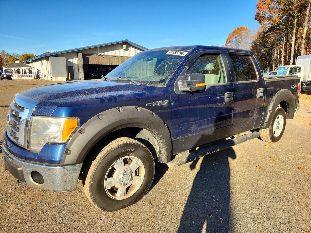 Vista de 2010 FORD F150 SUPERCREW, ángulo 1