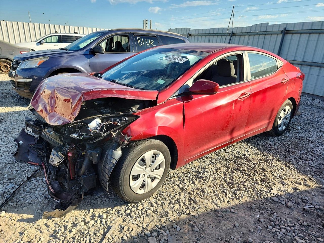 Vista de 2016 HYUNDAI ELANTRA SE, ángulo 1