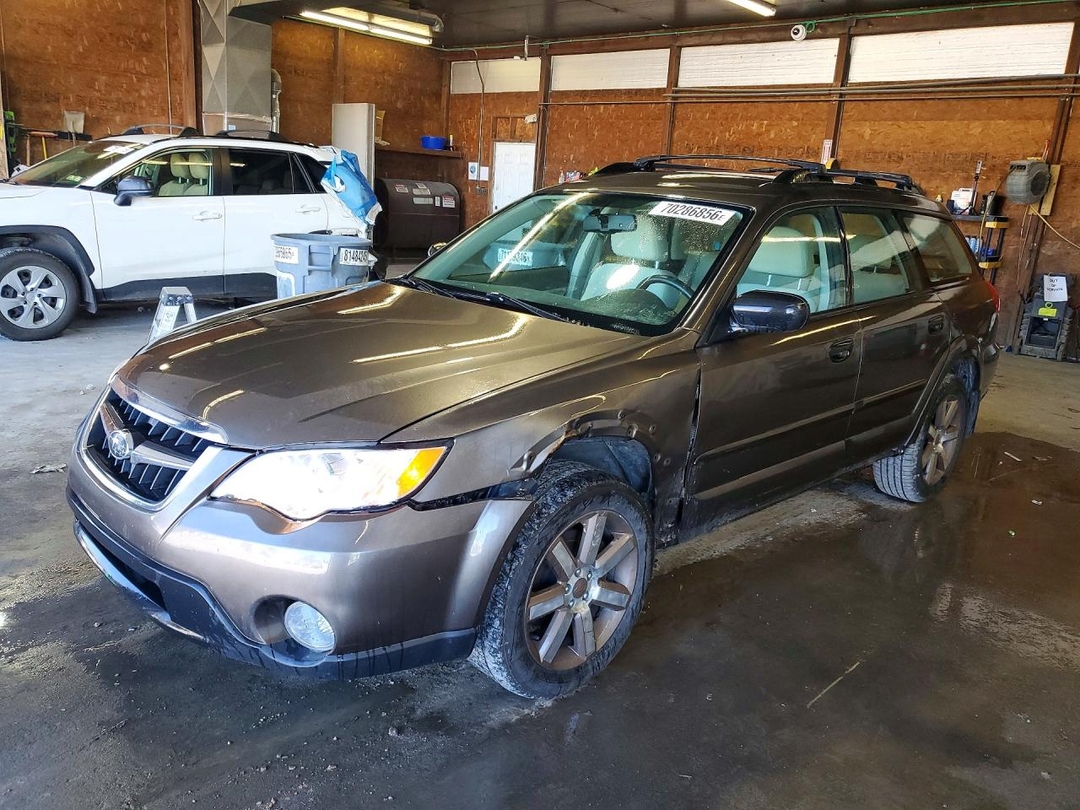 Вид 2008 SUBARU OUTBACK 2.5I, угол 1