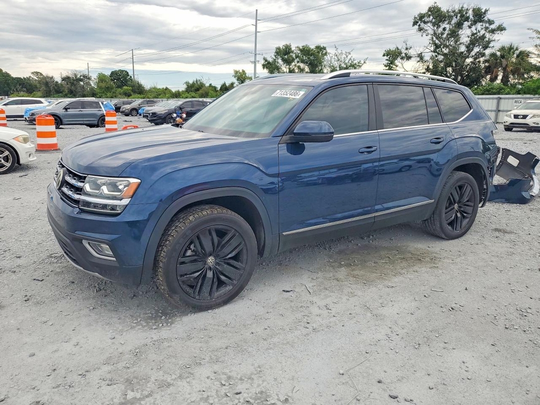 Вид 2019 VOLKSWAGEN ATLAS SEL, угол 1