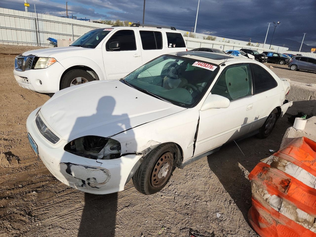 Vue de 2000 HONDA CIVIC EX, angle 1