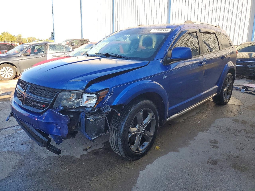 Vue de 2015 DODGE JOURNEY CROSSROAD, angle 1