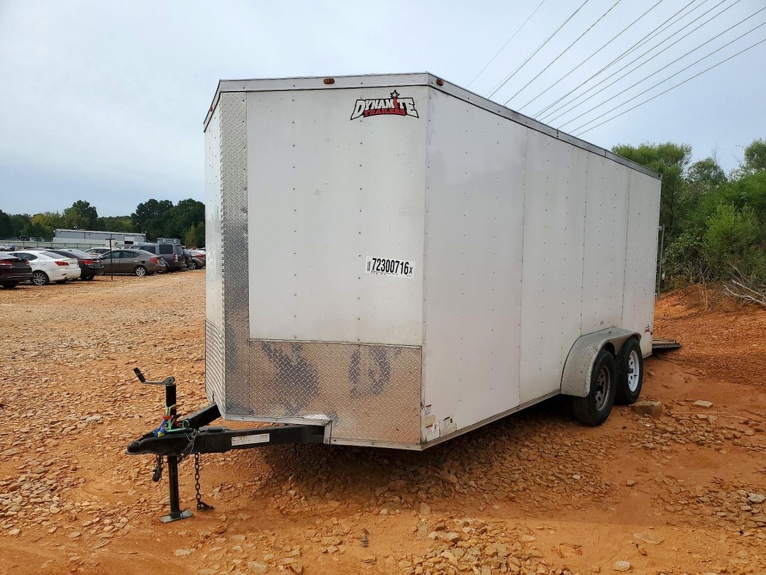 Vue de 2020 EMPIRE CARGO 7X16TA ENCLOSED CARGO TRAILER, angle 1