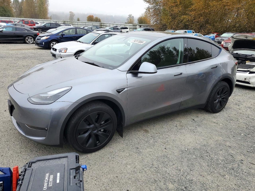 Vista de 2025 TESLA MODEL Y, ángulo 1