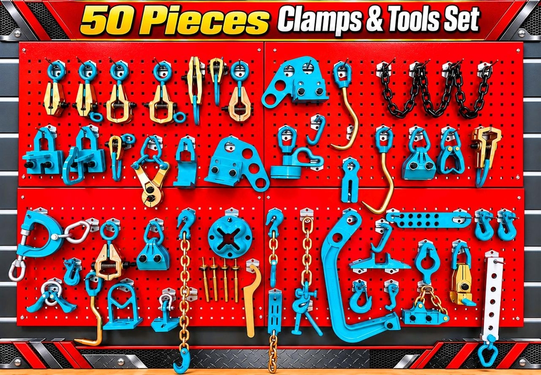 Вид 2027 OTHERS 50 PIECES CLAMPS &amp; TOOL SET, угол 1