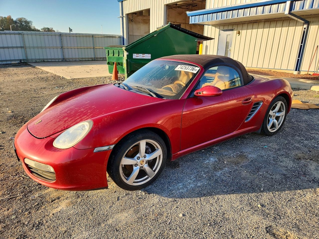Vue de 2008 PORSCHE BOXSTER, angle 1