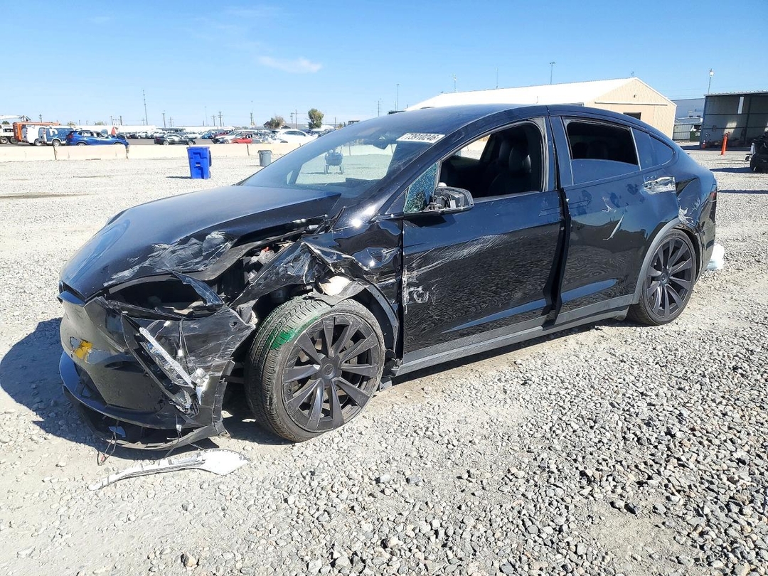 Vista de 2022 TESLA MODEL X, ángulo 1
