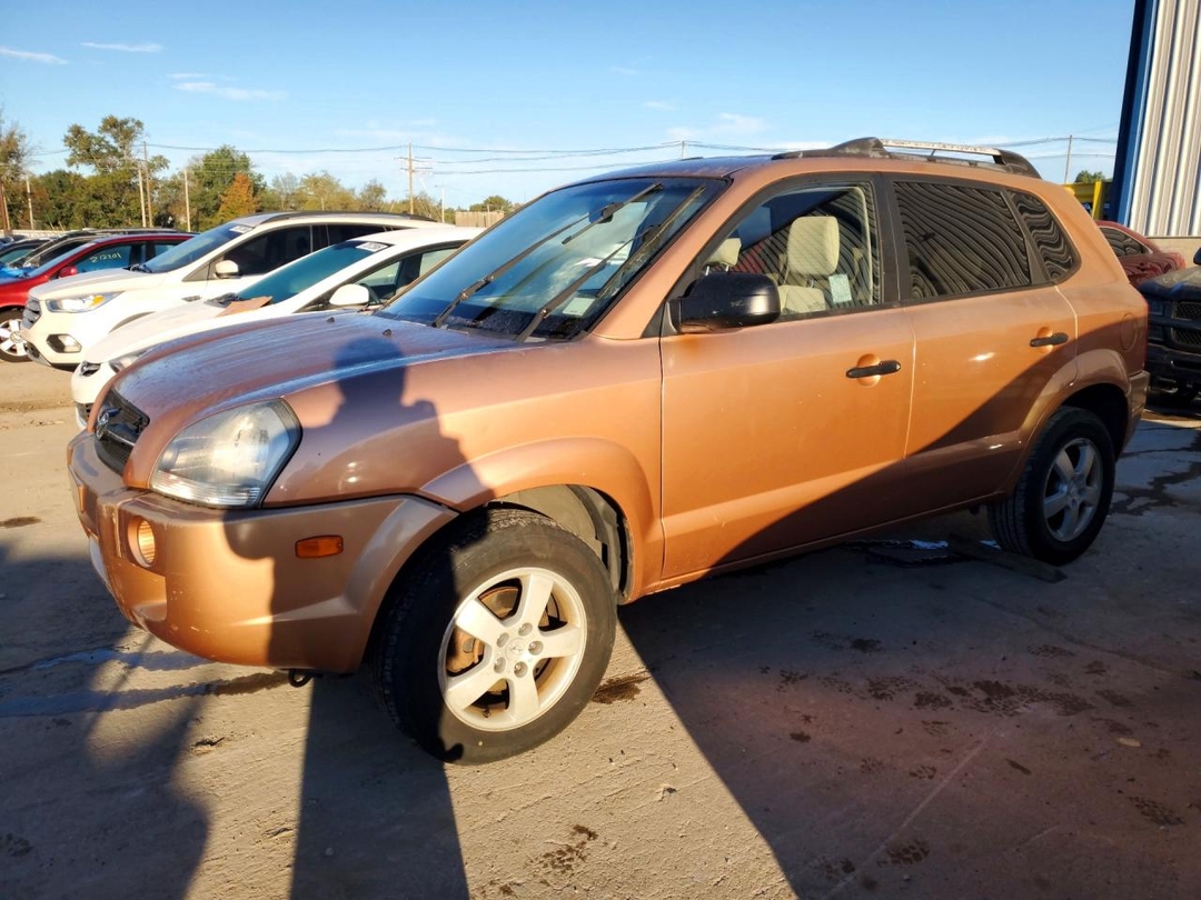 Vue de 2007 HYUNDAI TUCSON GLS, angle 1