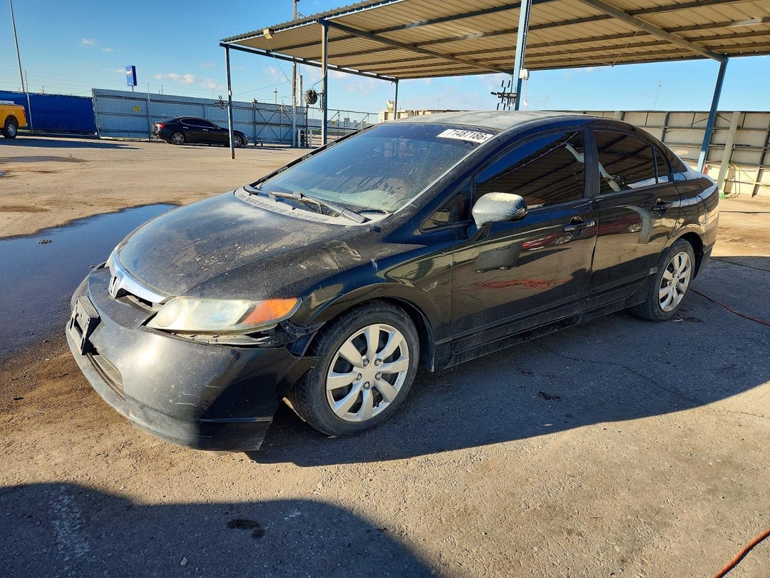 Vue de 2008 HONDA CIVIC LX, angle 1