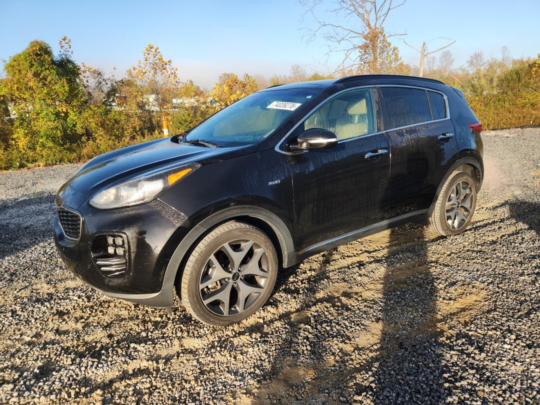 Vue de 2018 KIA SPORTAGE SX, angle 1