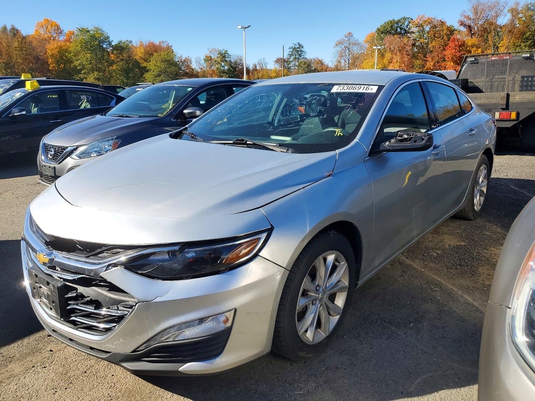 Vedere 2020 CHEVROLET MALIBU LT, unghi 1