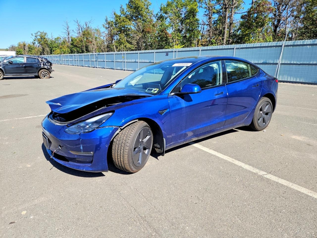 Vedere 2021 TESLA MODEL 3, unghi 1