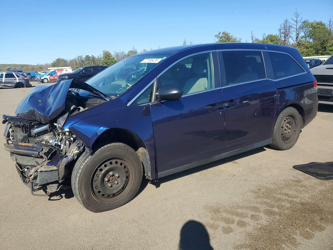 Vue de 2016 HONDA ODYSSEY LX, angle 1