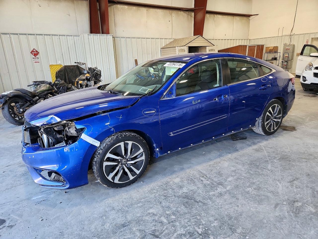 Vue de 2019 HONDA INSIGHT EX, angle 1