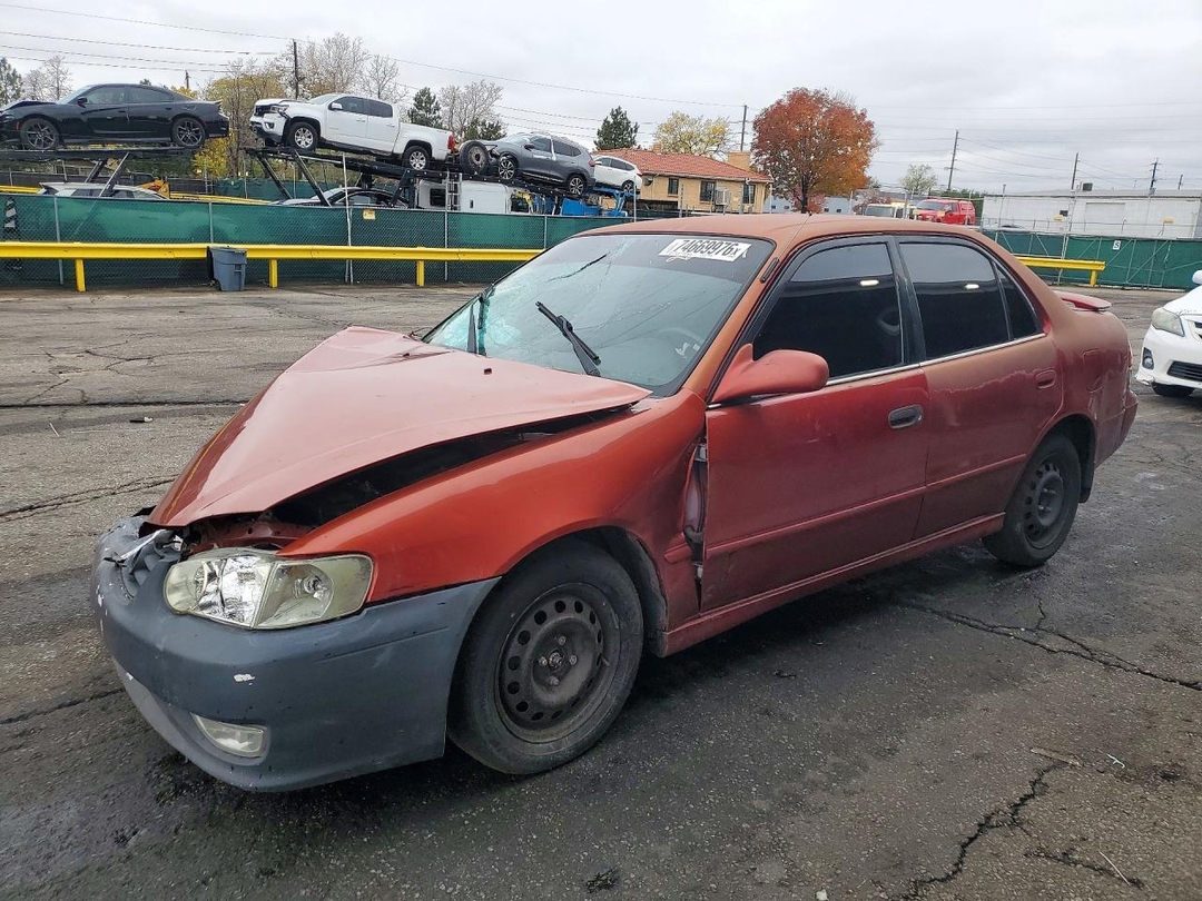 Vue de 2001 TOYOTA COROLLA S, angle 1