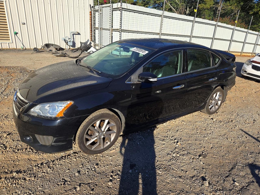 Vista de 2015 NISSAN SENTRA SR, ángulo 1