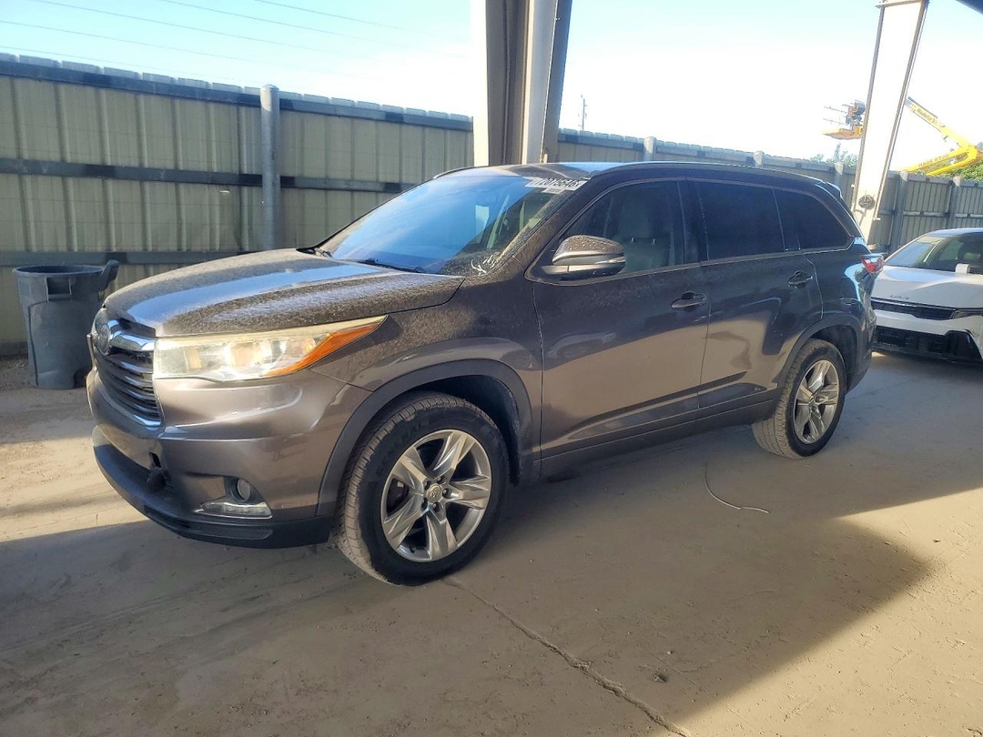 Вид 2015 TOYOTA HIGHLANDER LIMITED, угол 1